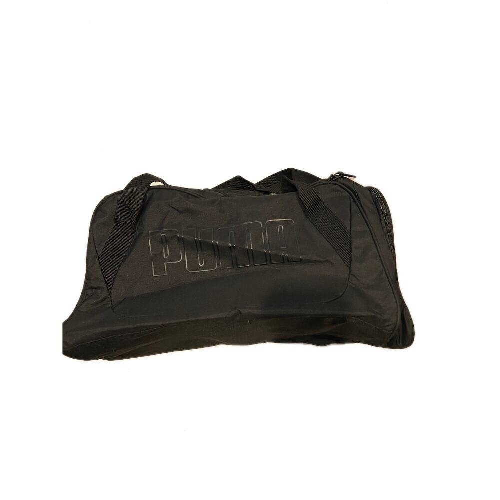 Puma Training Black on Black Gym Duffel Bag 18"x10"x8"